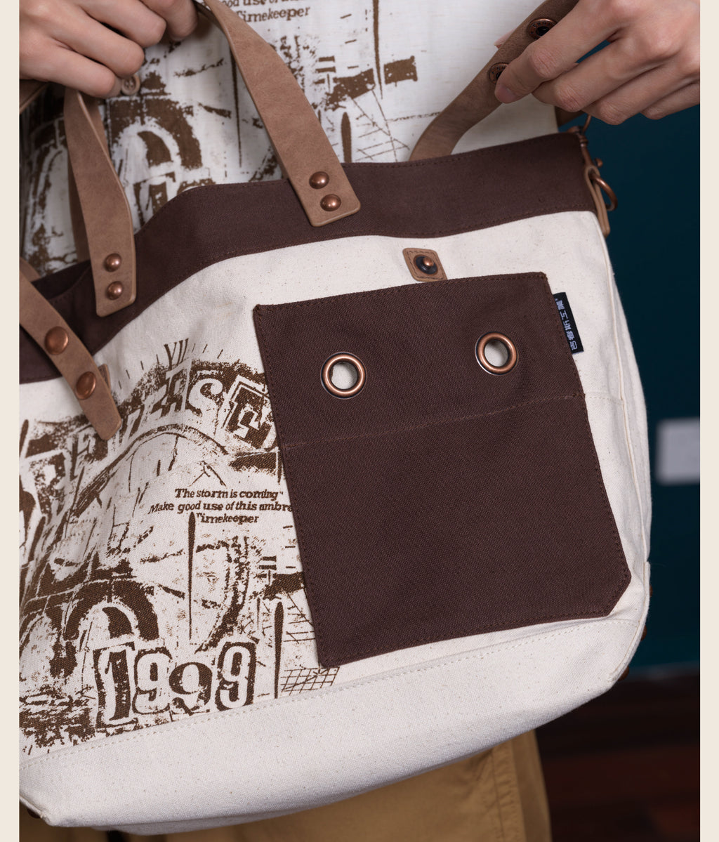 Reverse: 1999: Gcores Industries Collab - Rain & Thread Retro Tote & Cross Bag