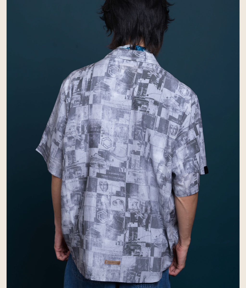 Reverse: 1999: 6 Retro Full Print Short Sleeve Shirt - GEEKCOOK Collab