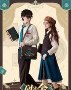 Honkai: Star Rail: Aventurine Impression Theme Striped Shirt - Green