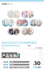Blue Archive: Neru Character Memorial Can Badge Set - C&C Ver