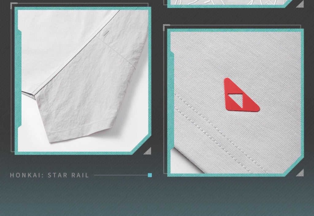 Honkai: Star Rail: Firefly Impression Theme T-Shirt - Grey