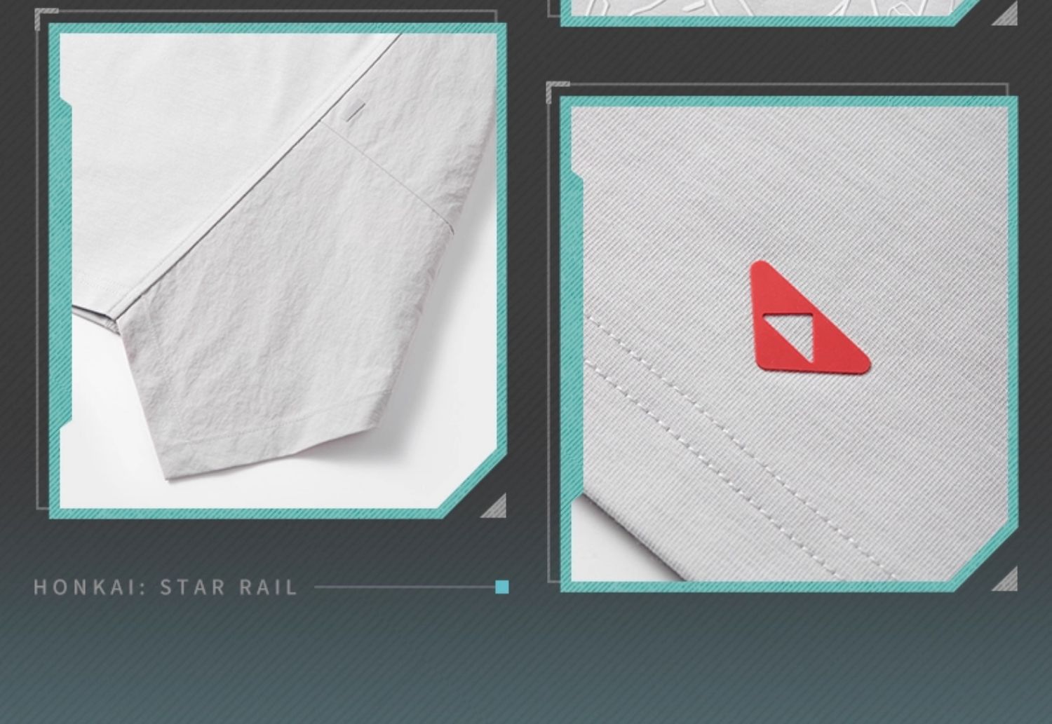 Honkai: Star Rail: Firefly Impression Theme T-Shirt - Grey