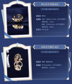 Genshin Impact: Furina Impression Theme Layered Ring Set - Crown Style