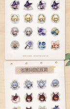Honkai: Star Rail: Pom-Pom Exhibition Series Q-Version Sticker Pack - Space.