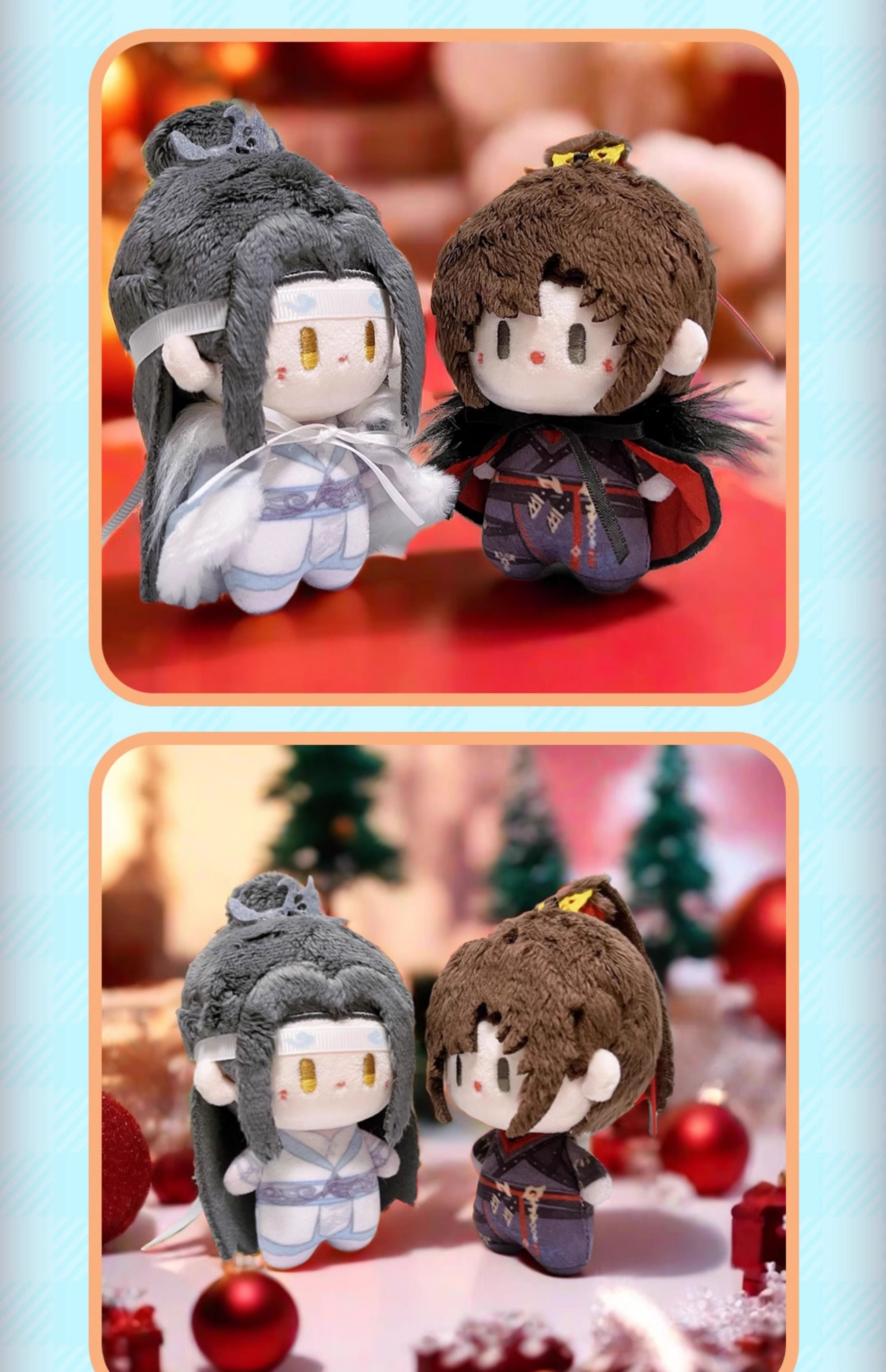 Mo Dao Zu Shi: Lan Wangji 10cm Plush Doll - Black Frost & Night Flame Ver