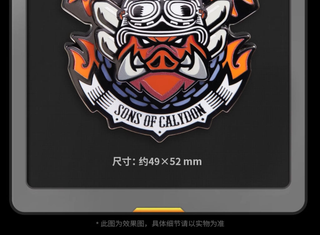 Zenless Zone Zero: Sons of Calydon Faction Metal Badge - Vol. 2