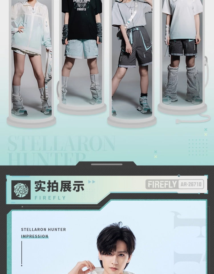 Honkai: Star Rail: Firefly Impression Theme Shorts - Grey