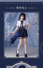 Genshin Impact: Furina Impression Theme Waistline Shirt - Black