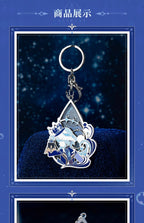 Genshin Impact: Furina Metal Pendant Keychain - Unending Solo Dance Ver