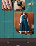 Honkai: Star Rail: Aventurine Impression Theme Striped Shirt - Green