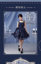 Genshin Impact: Furina Impression Theme Corset Bustier Dress - Navy