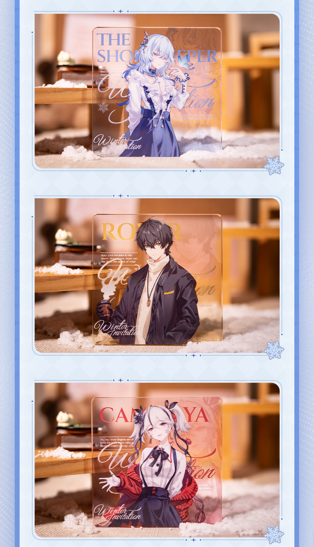 Wuthering Waves: Xiangli Yao Acrylic Block - Winter Invitation Ver