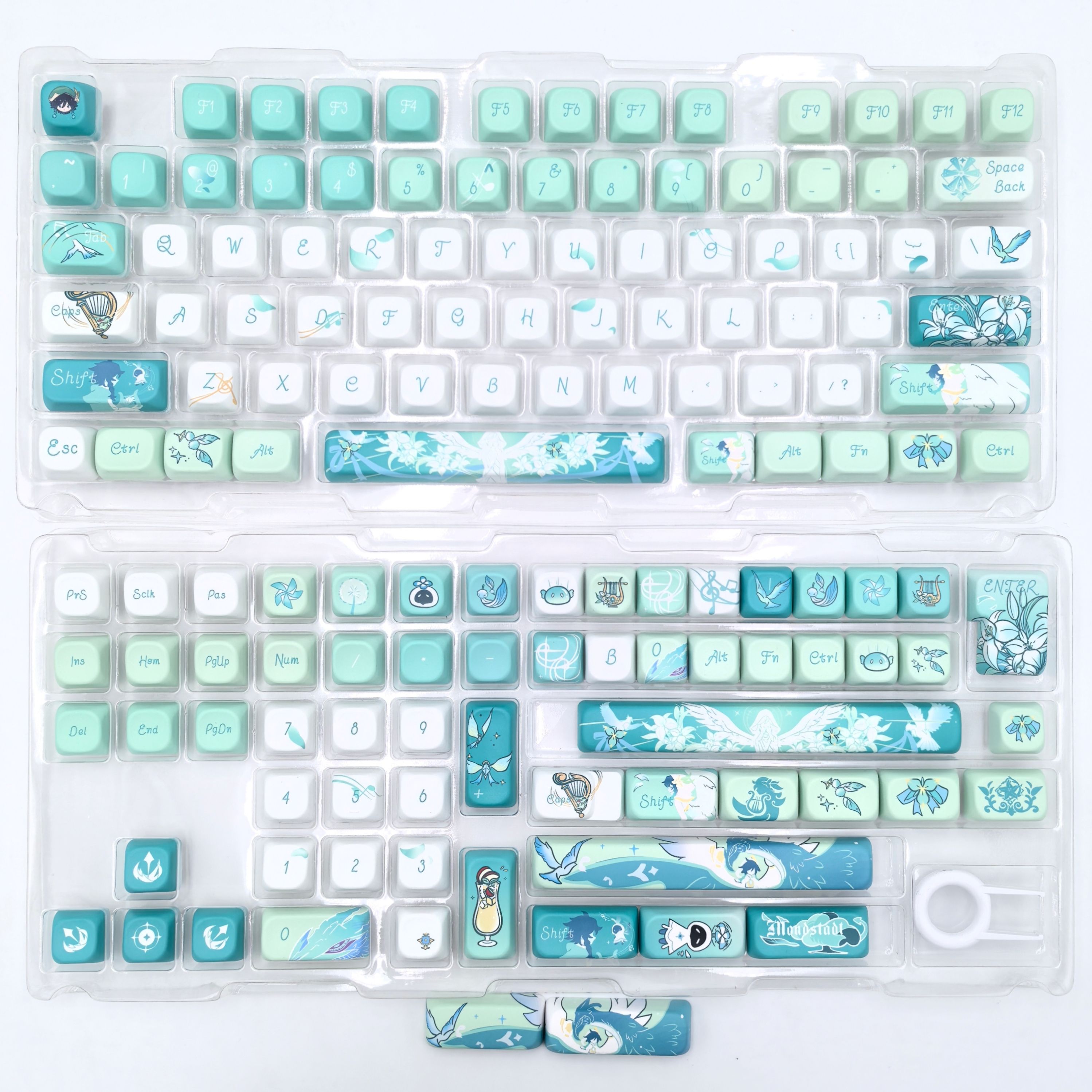 Genshin Impact: Venti Barbatos Theme Keycap Set - 140 Keys