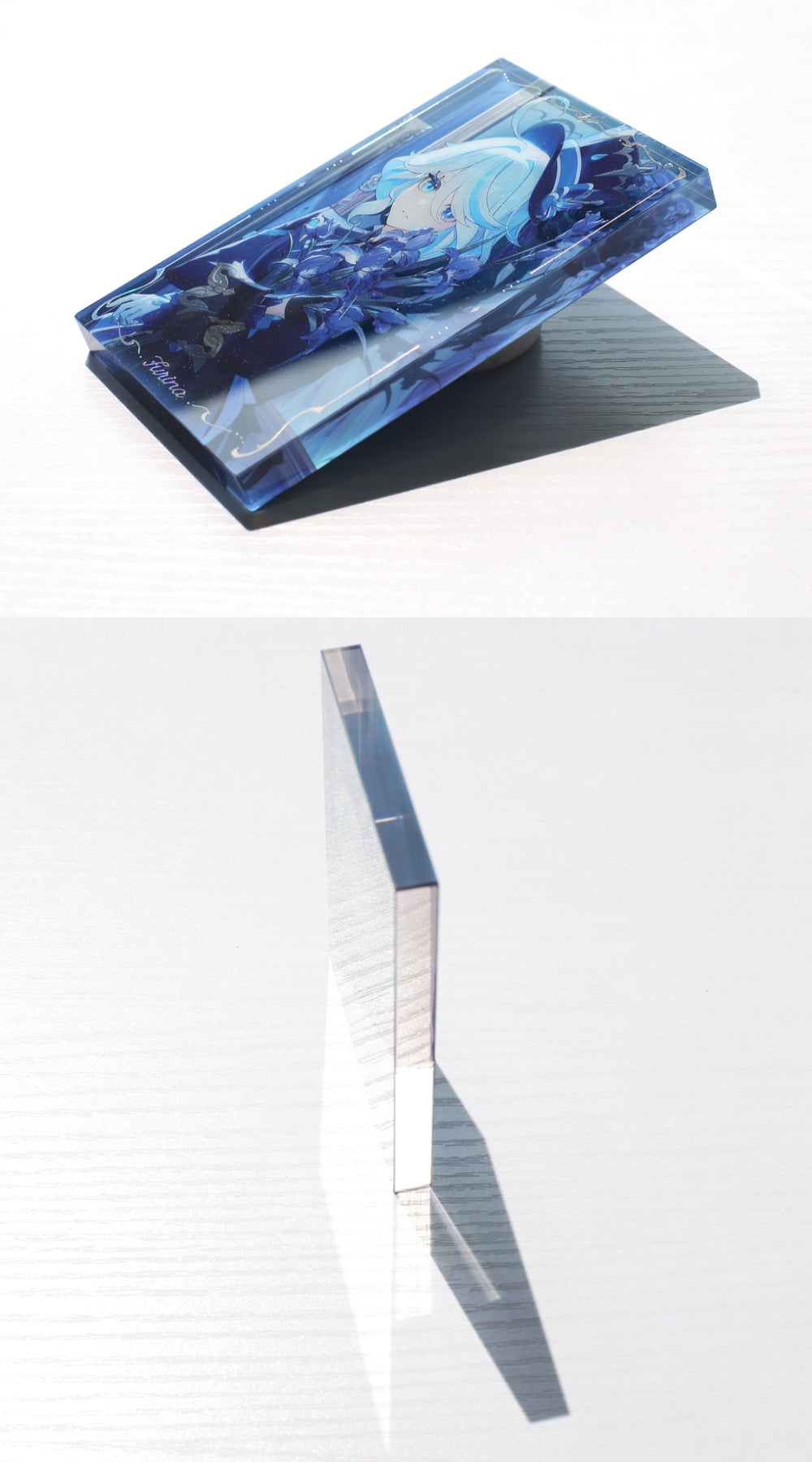 Genshin Impact: Furina Oval Can Badge - Blue Memories Fragments Series