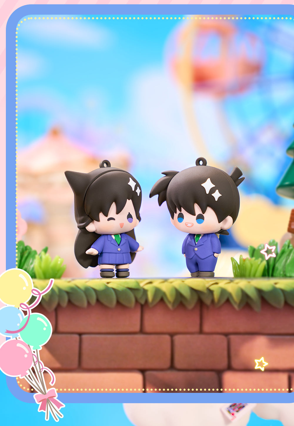 Detective Conan: Kaito Kid Figure Keychain - WOW Amusement Park Series