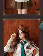 Honkai: Star Rail: Aventurine Impression Theme Stripe Shirt - Ivory