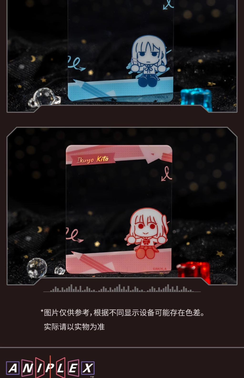 Bocchi the Rock!: Movie Compilation Transparent Polaroid Cards - Kessoku.