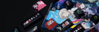 Girls Band Cry: Togenashi Togeari Theme PBT Keycap Set - Black Edition