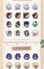 Honkai: Star Rail: Pom-Pom Exhibition Series Q-Version Sticker Pack -.