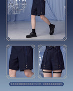 Genshin Impact: Furina Impression Theme High-Waist Shorts