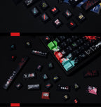 Girls Band Cry: Togenashi Togeari Theme PBT Keycap Set - Black Edition
