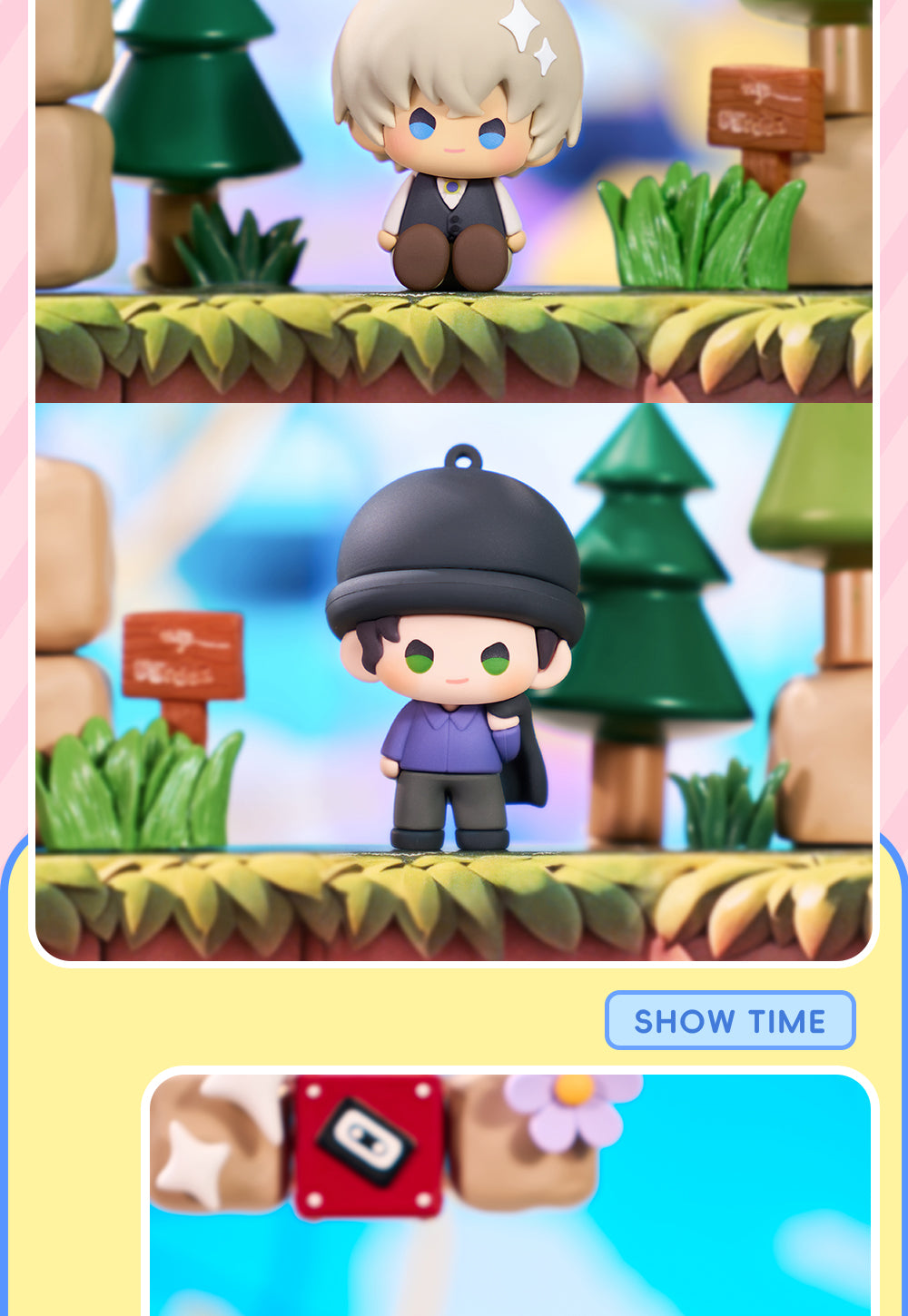 Detective Conan: Shuichi Akai Figure Keychain - WOW Amusement Park Series