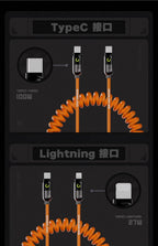 Zenless Zone Zero: Rapid Power Series Spring Type-C to Type-C Cable