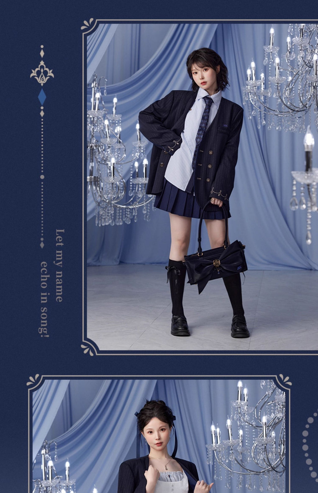 Genshin Impact: Furina Impression Theme Collarless Casual Jacket