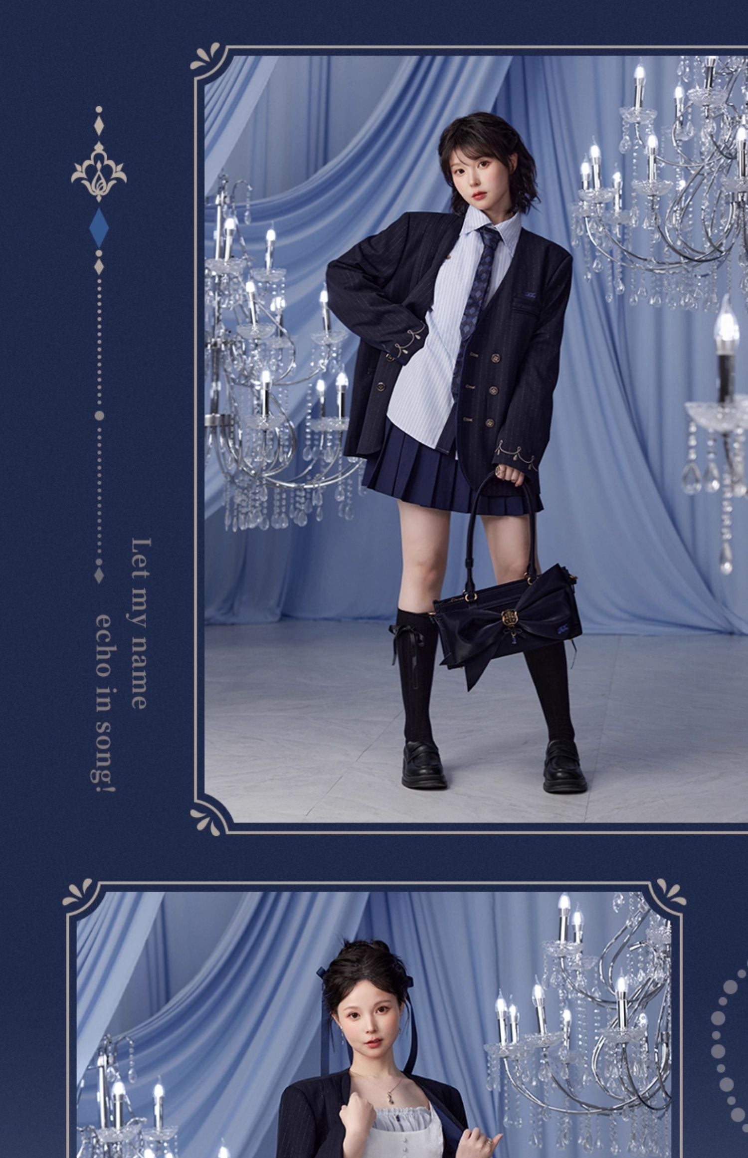 Genshin Impact: Furina Impression Theme Collarless Casual Jacket
