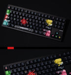 Girls Band Cry: Togenashi Togeari Theme PBT Keycap Set - Black Edition