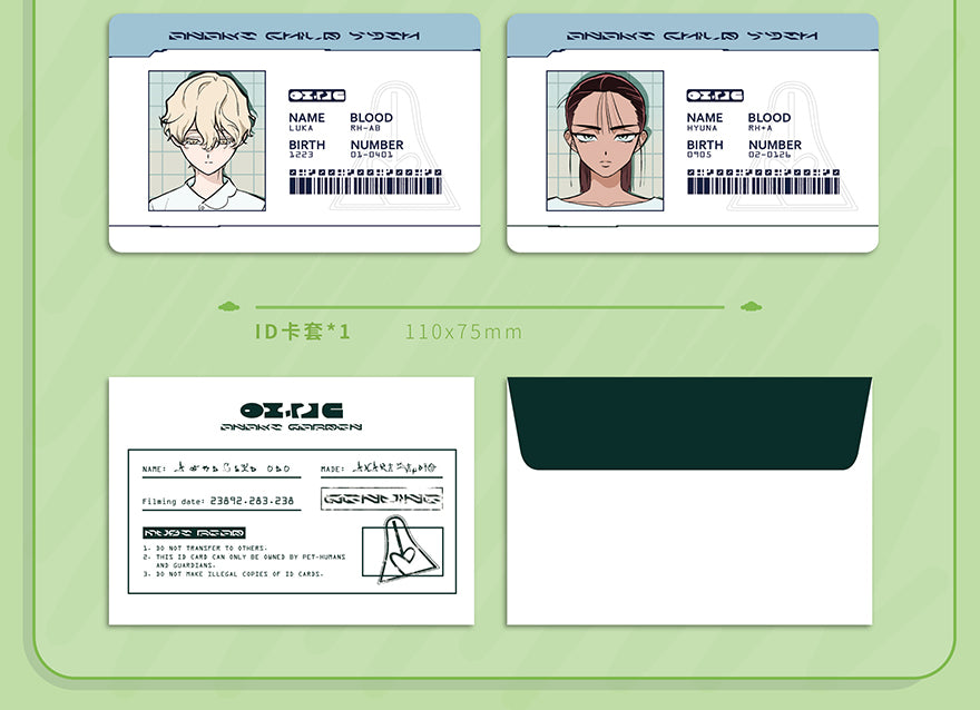 Alien Stage: Anarchy Garden Booklet & ID Card Set - Chinese Edition