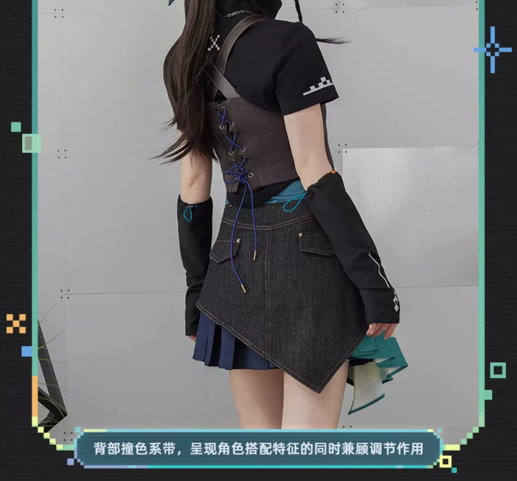 Genshin Impact: Kinich Impression Theme Stitch Crop Vest
