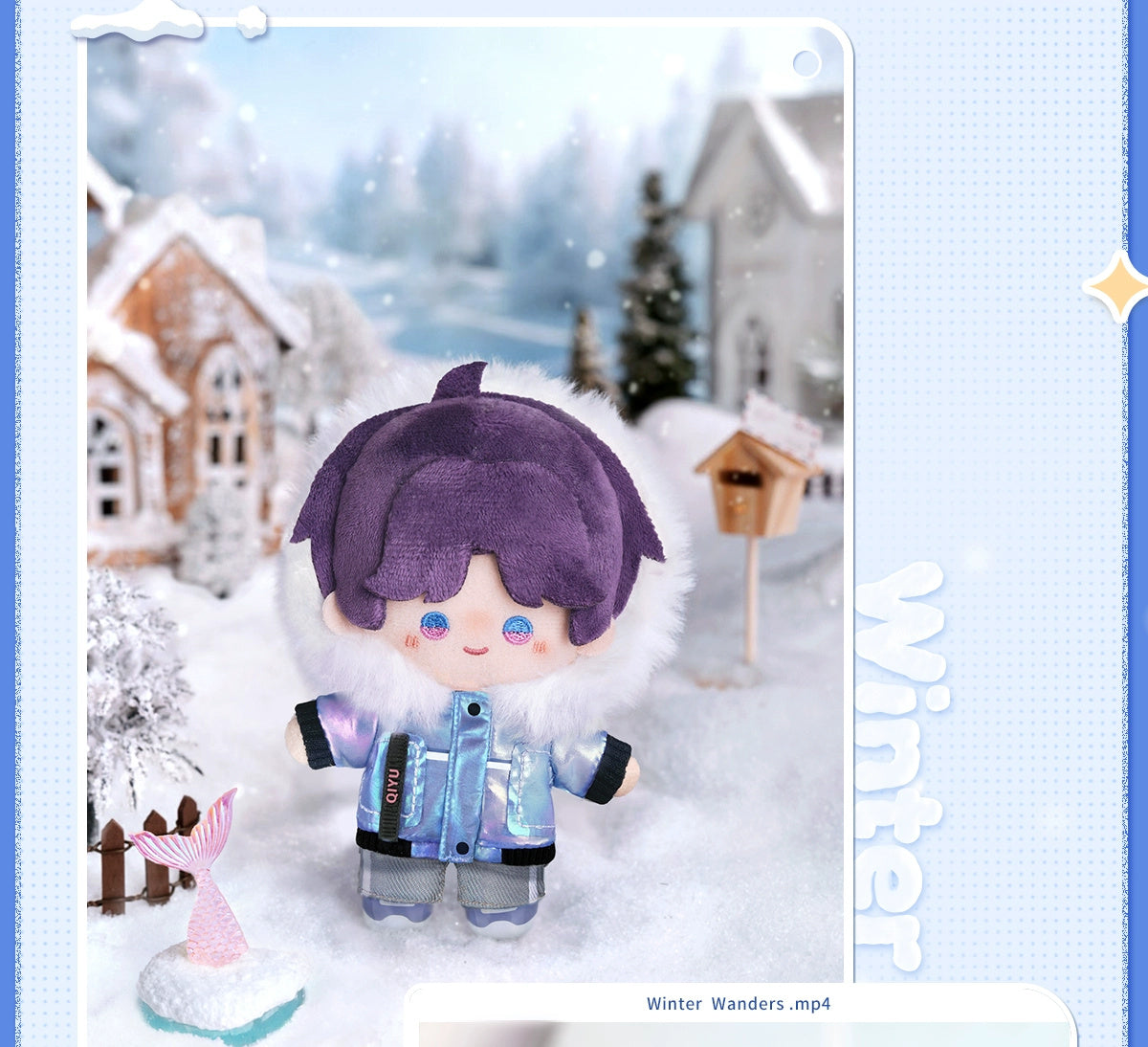 Love and Deepspace: Rafayel Plush Doll - Winter Journey Series
