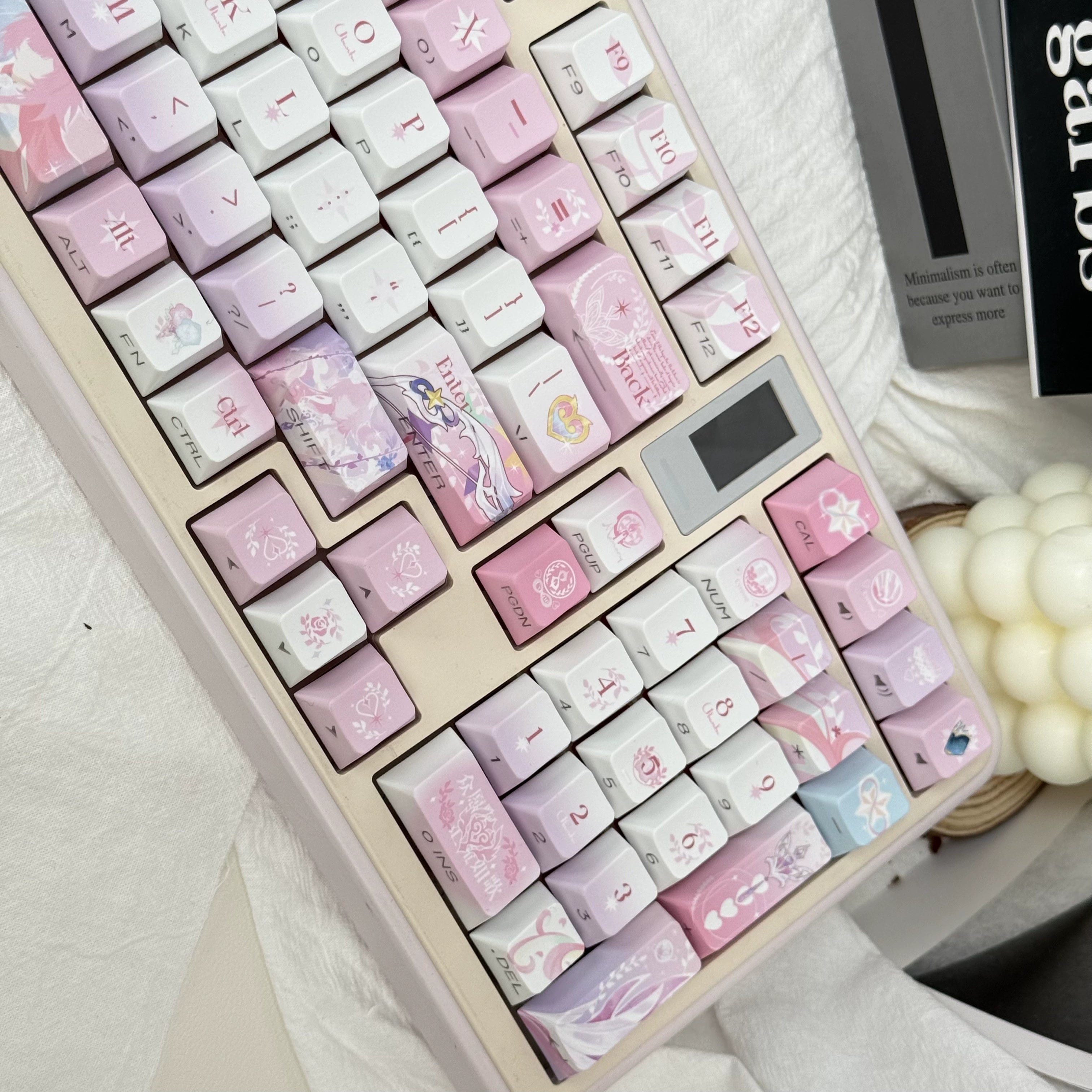Honkai: Star Rail: Cyrene Custom PBT Keycap Set - 120 Keys