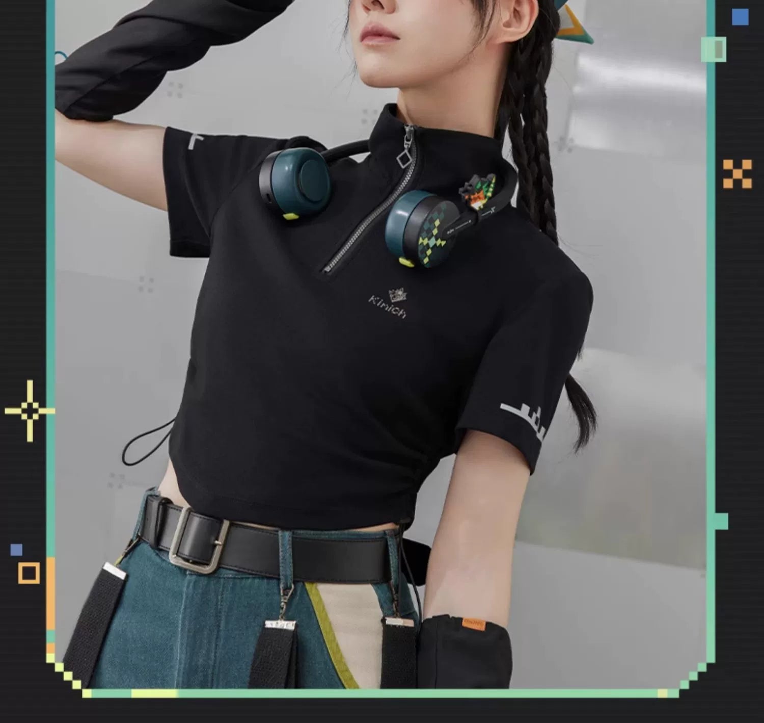 Genshin Impact: Kinich Impression Theme Denim Ball Cap