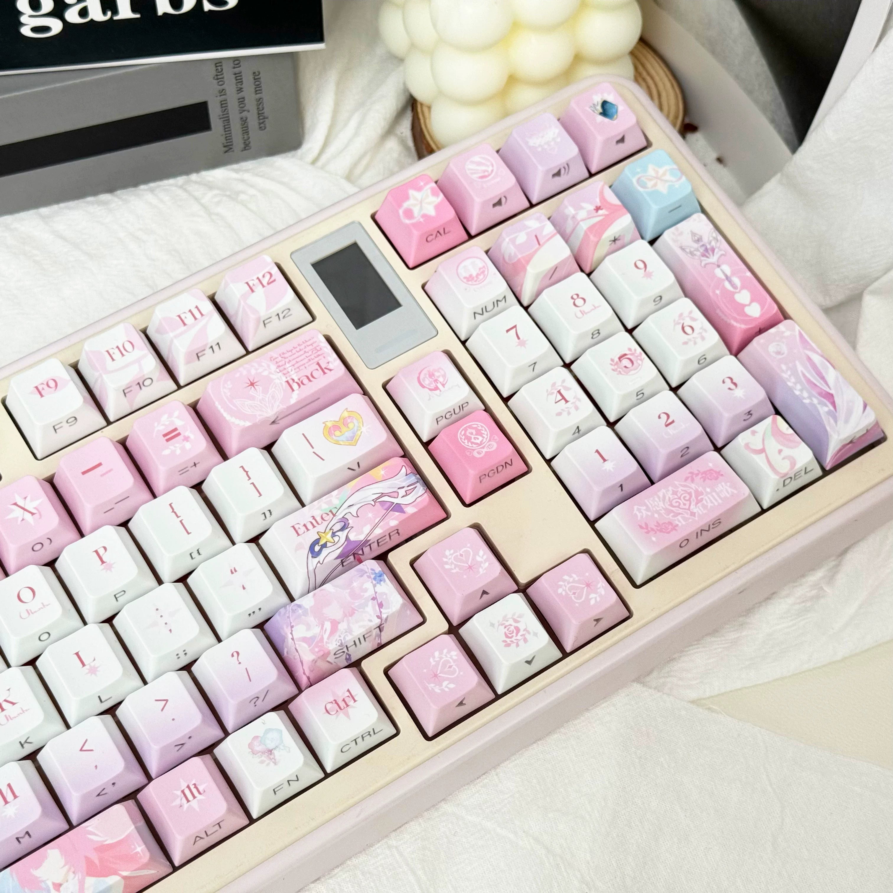 Honkai: Star Rail: Cyrene Custom PBT Keycap Set - 120 Keys