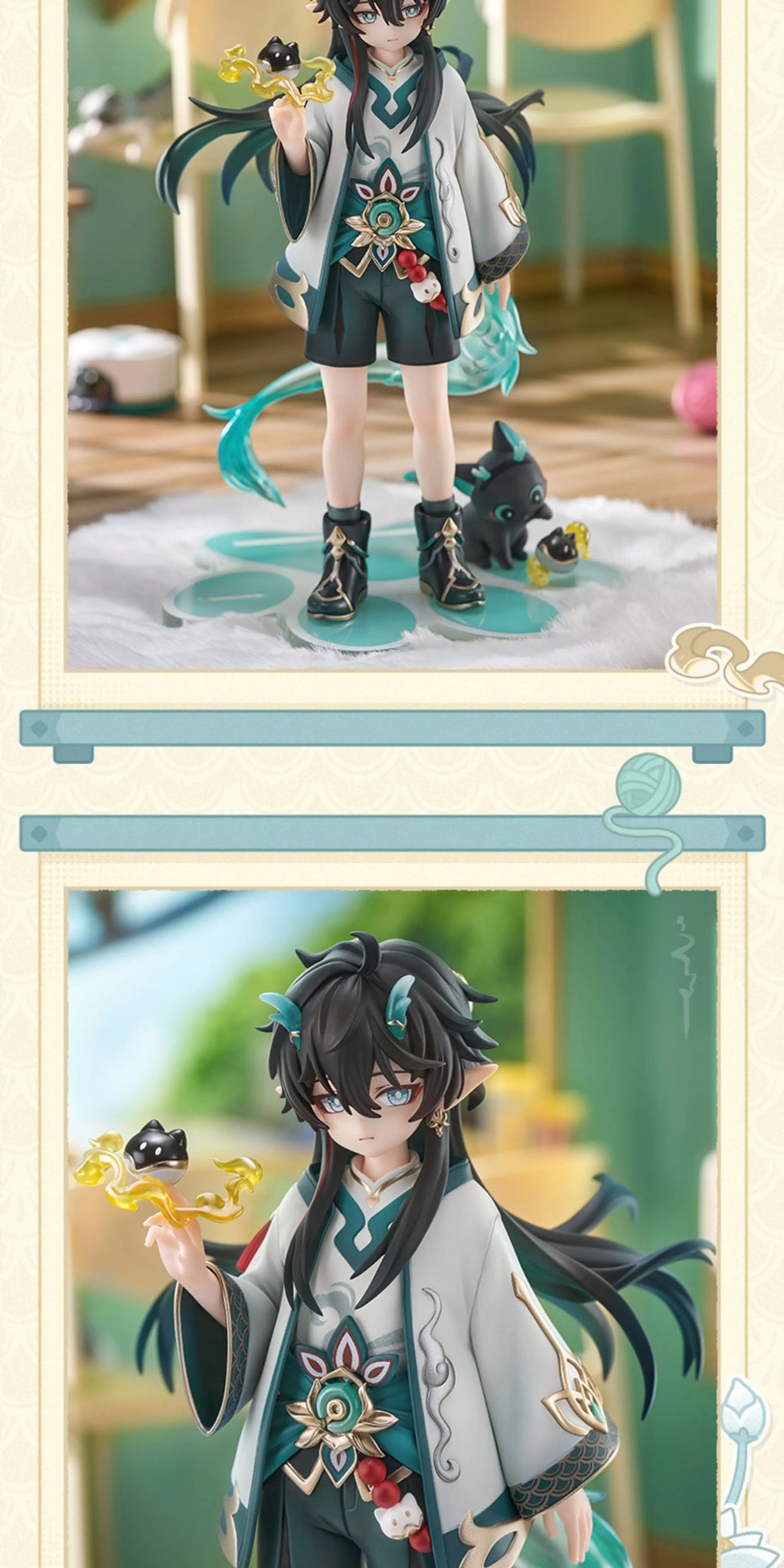 Honkai: Star Rail: Dan Heng & Luocha Figure - Little Cat Series