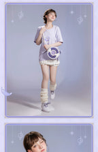 Honkai: Star Rail: Robin Impression Theme Crop T-Shirt - Light Purple