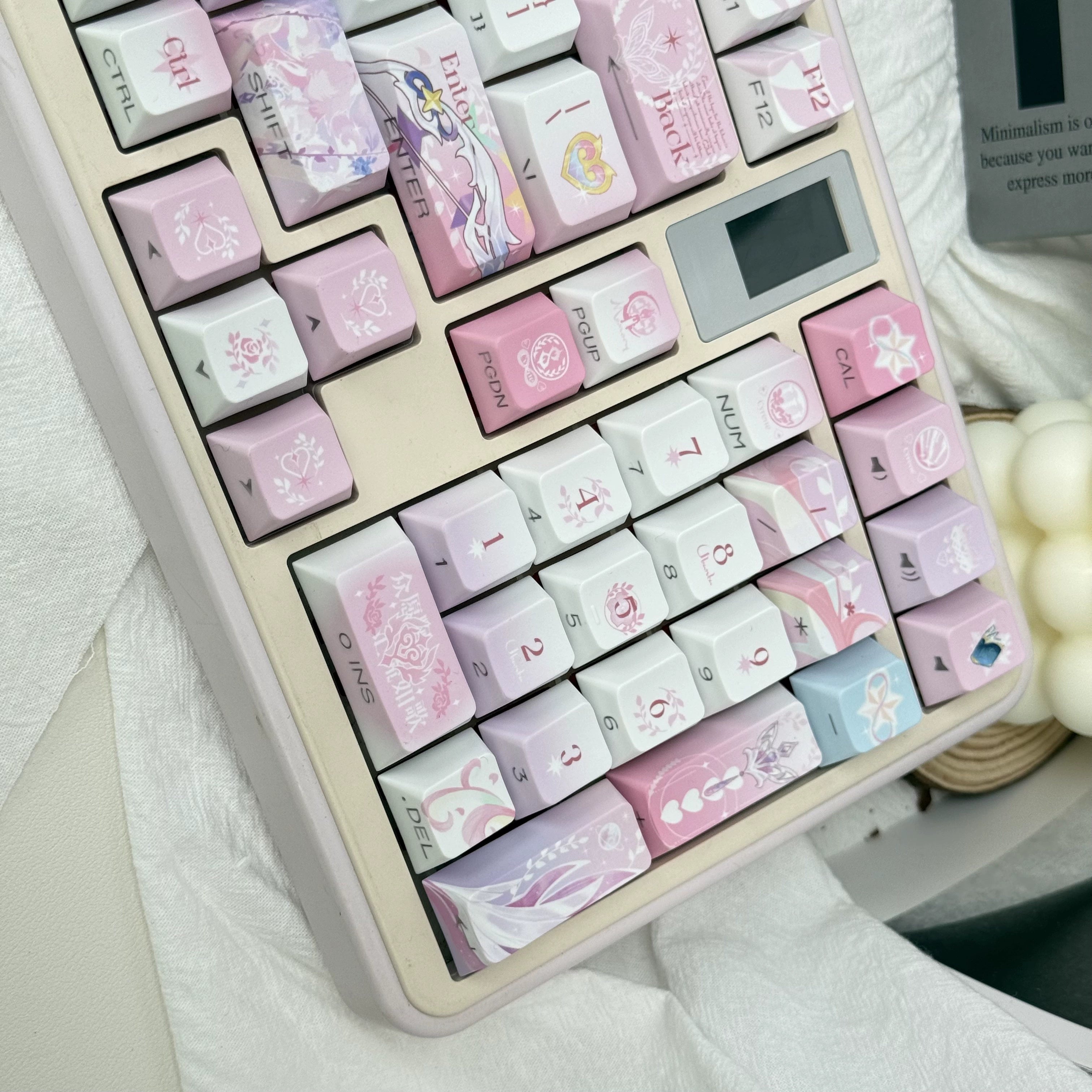 Honkai: Star Rail: Cyrene Custom PBT Keycap Set - 120 Keys