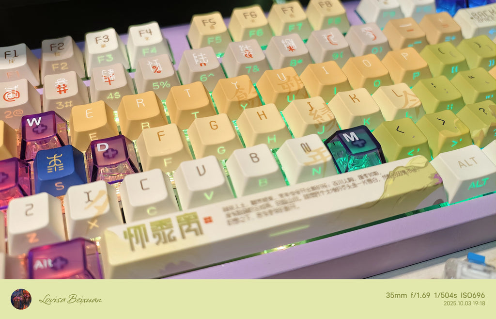 Arknights: Shu PBT Keycap Set - Sui Sibling Edition (120 Keys)