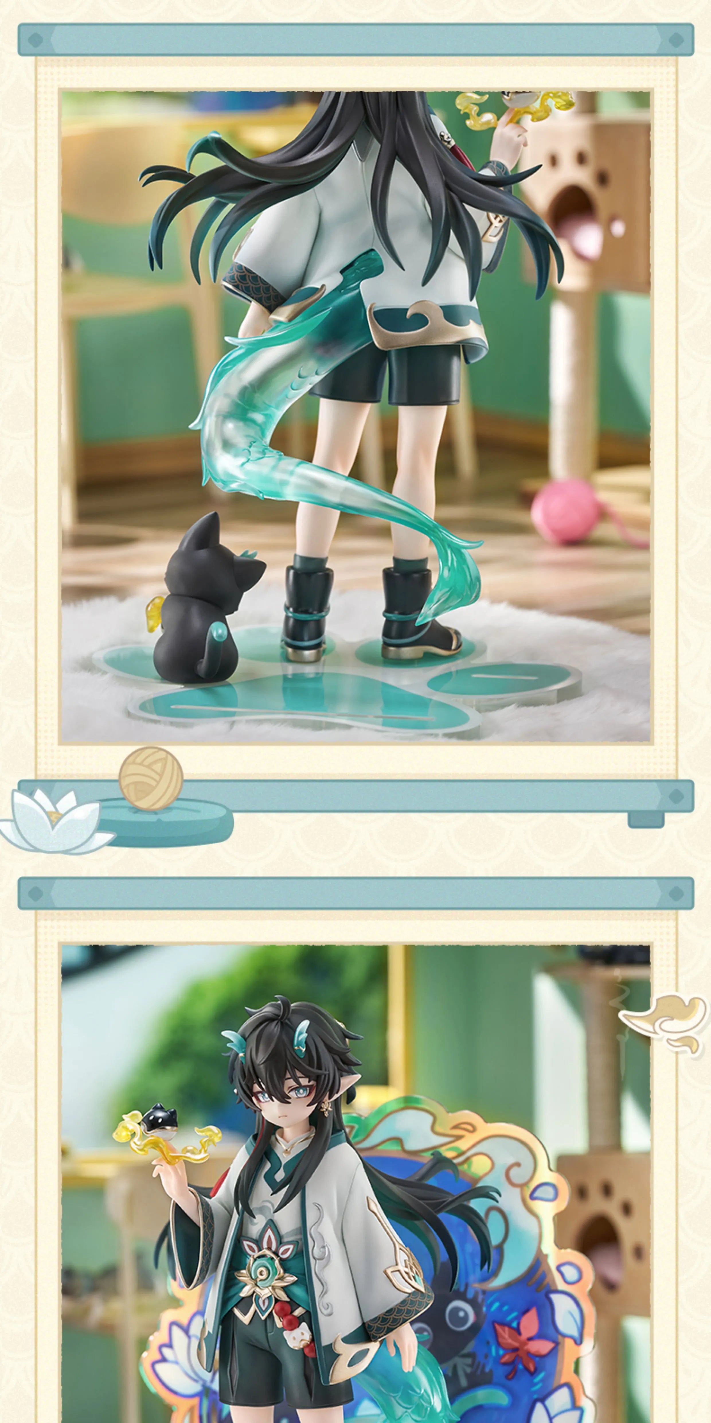 Honkai: Star Rail: Dan Heng & Luocha Figure - Little Cat Series
