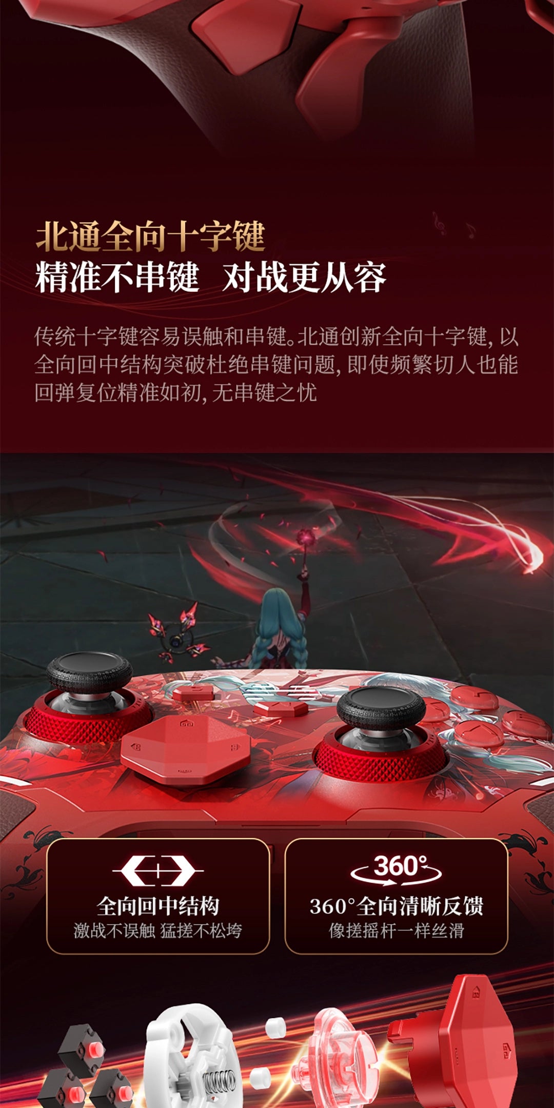 Wuthering Waves: Floro Beitong Kunpeng 40 Gamepad Bundle - Collab Edition