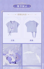 Honkai: Star Rail: Robin Impression Theme Crop T-Shirt - Light Purple