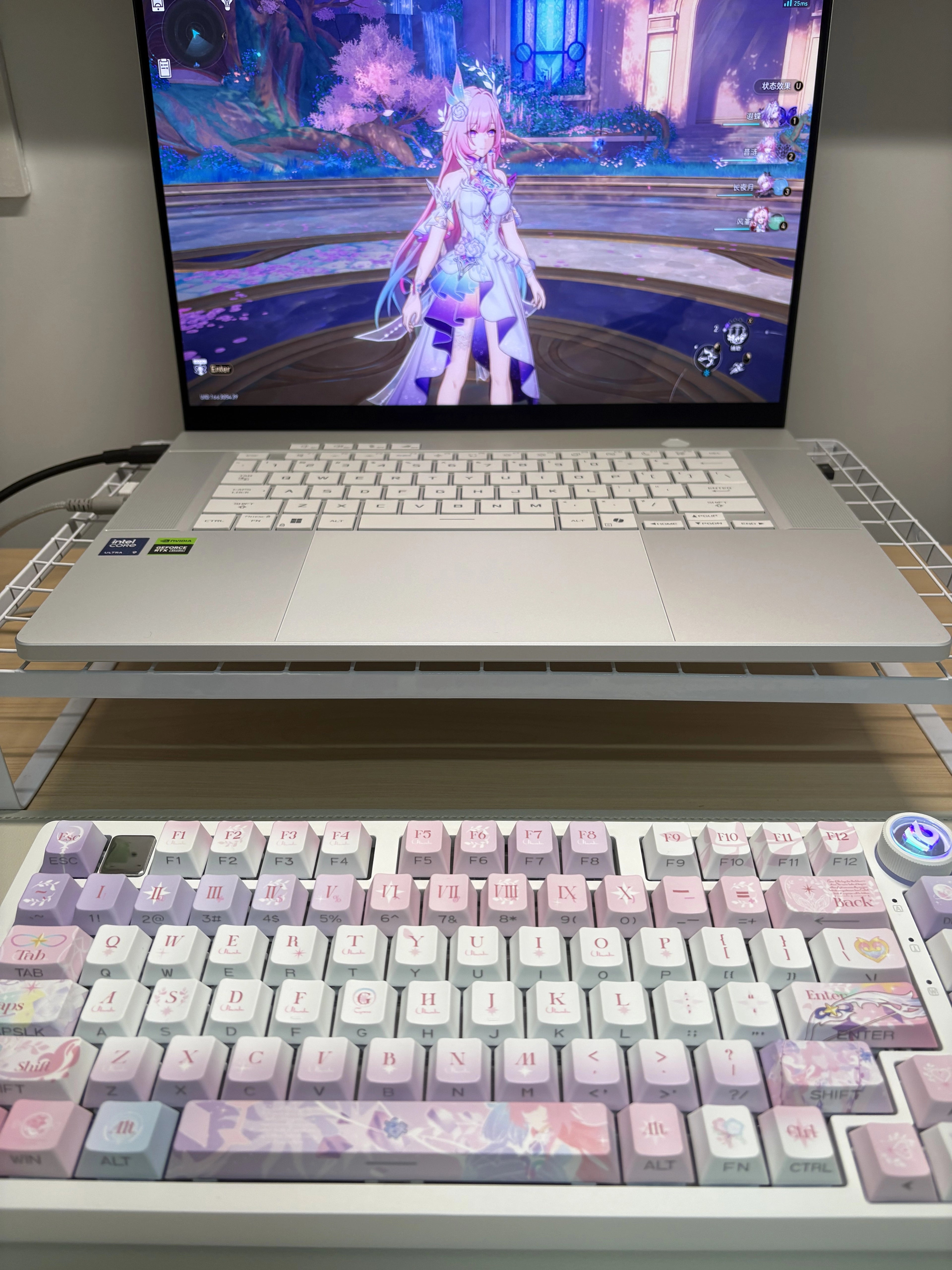 Honkai: Star Rail: Cyrene Custom PBT Keycap Set - 120 Keys