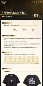 Logos T-shirt — original fabric, care and size chart; the source-market price in the image is not the ARTPLEX selling price. Image 5.