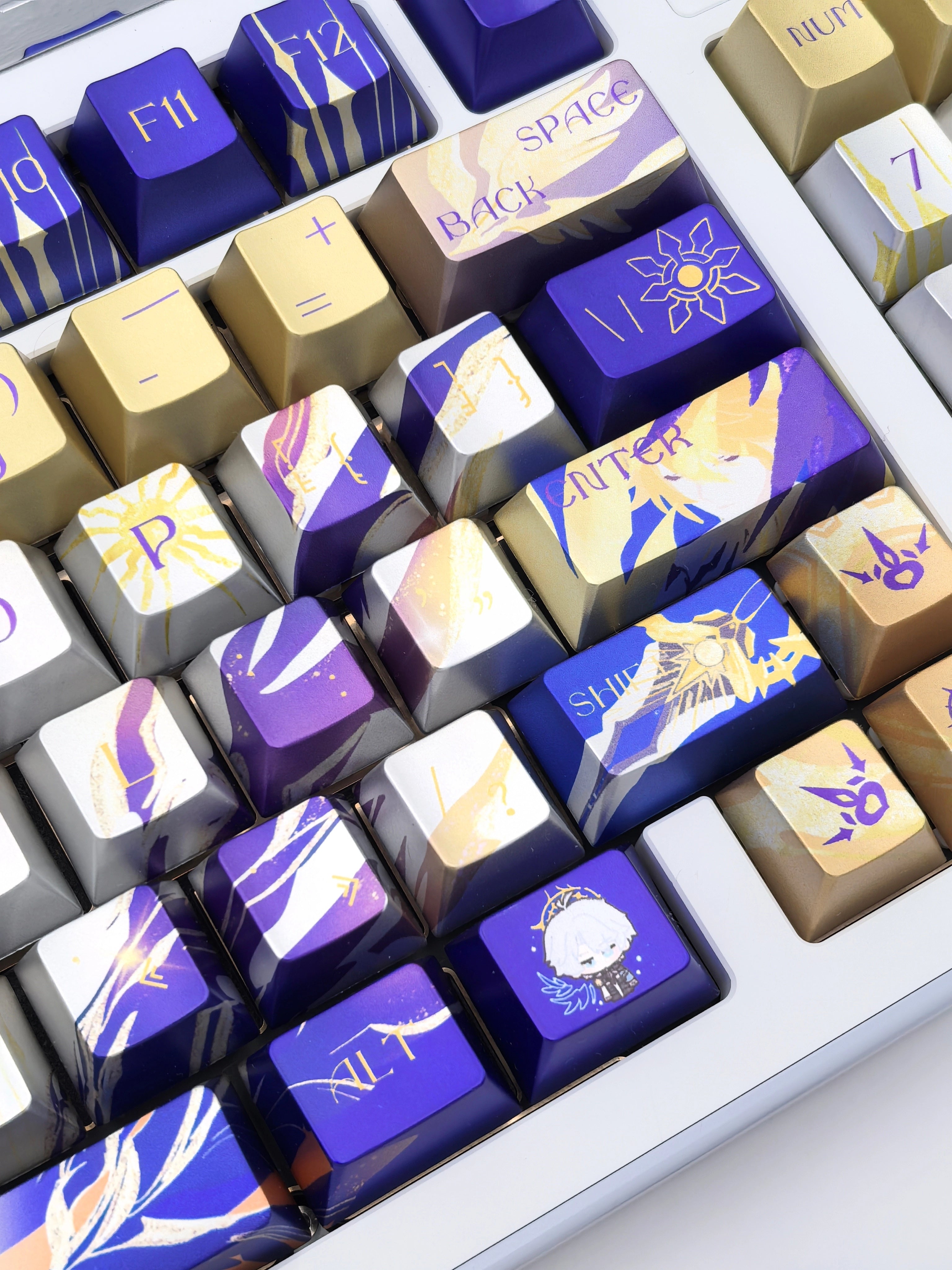 Honkai: Star Rail: Phainon & Chaos Rana Keycap Set - Celestial Edition