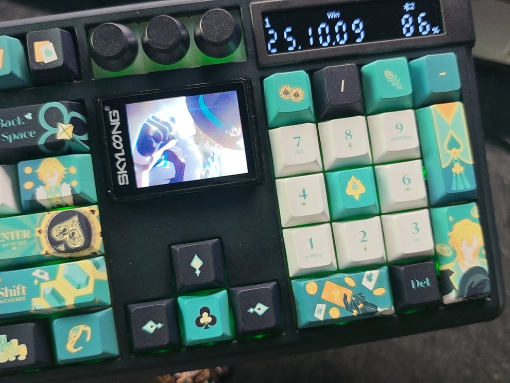 Honkai: Star Rail: Aventurine Custom Keycap Set - All or Nothing Ver