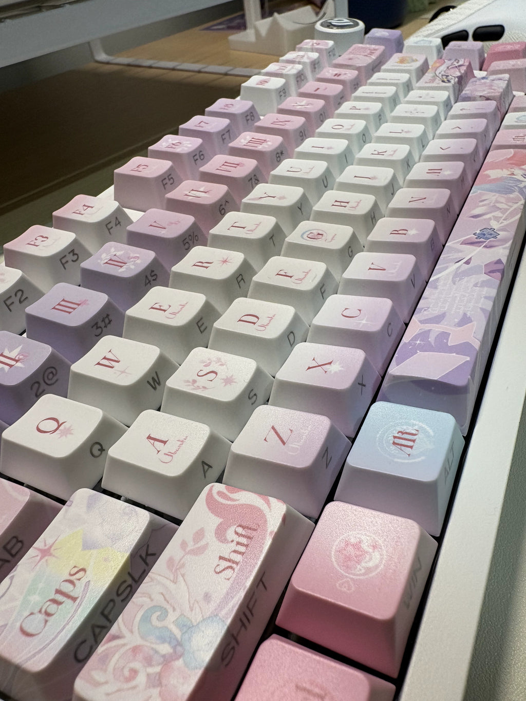 Honkai: Star Rail: Cyrene Custom PBT Keycap Set - 120 Keys