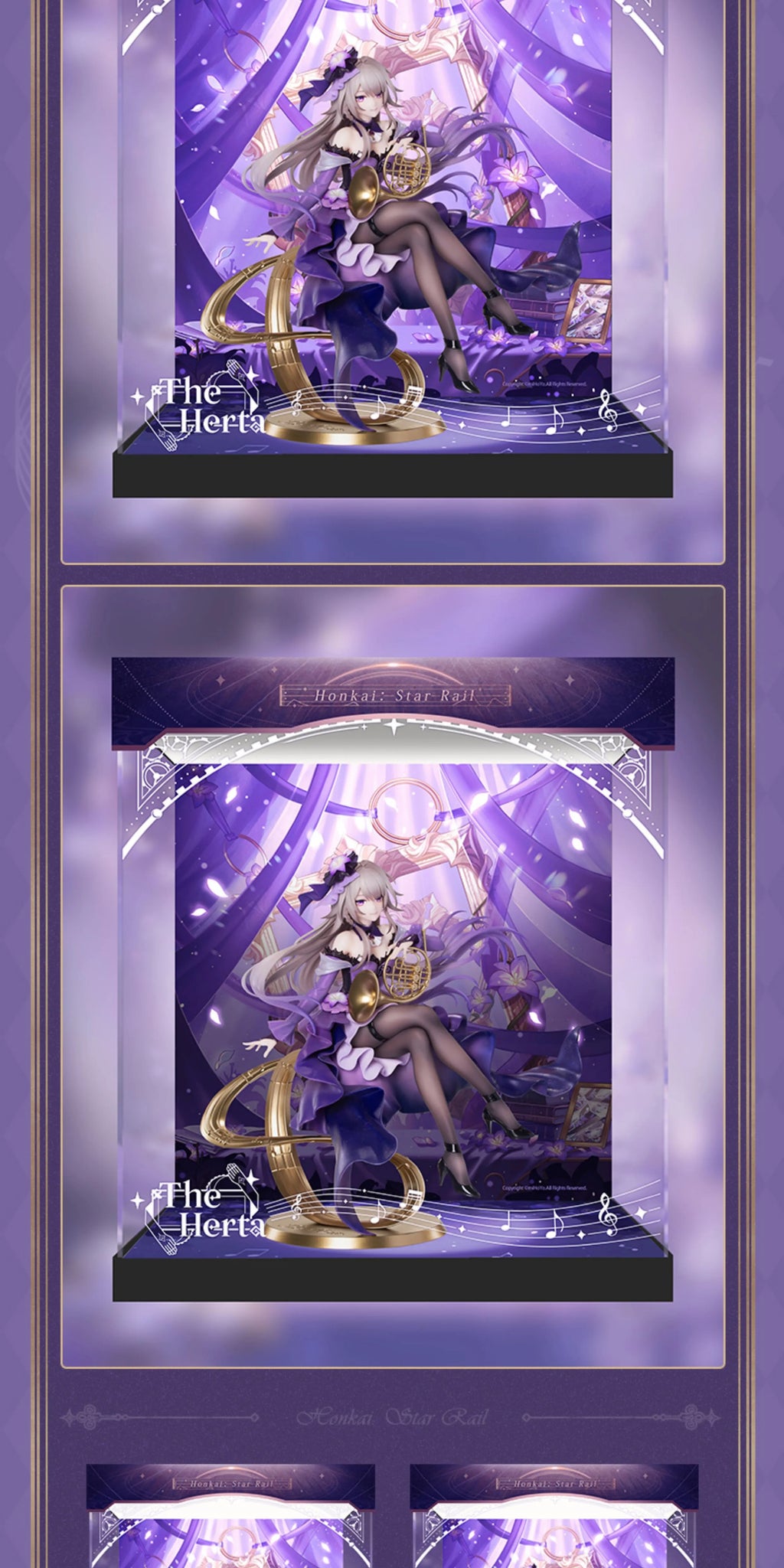Honkai: Star Rail: The Herta 1/8 Scale Figure Display Case - Standard Ver