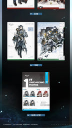 Arknights: Mantra & Operators Postcard Set - Personnel Resume 14.0